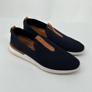 Wolf & Shepherd Men’s Swiftknit Loafers Size 12 Business Casual Comfort Navy